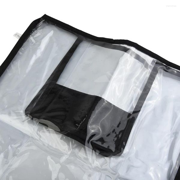 Sacos de armazenamento Capa de bagagem Transparente Protetor de viagem Caso PVC Bagagem Impermeável Dustproof Mala Protetora