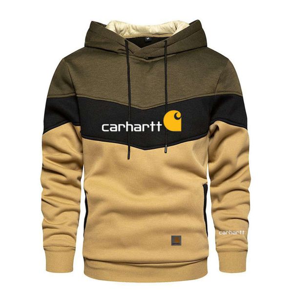 2023 Yeni Erkek ve Kadın Kazak Hoodies Moda Tasarımcı Markası Cahart Carthart Khart Baskı Ceket EFHP