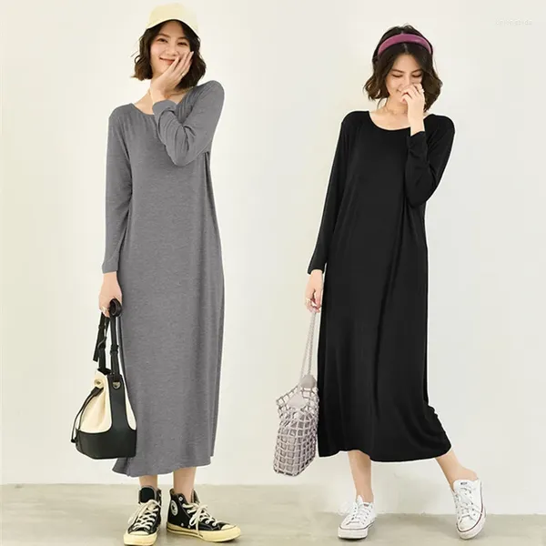 Mulheres sleepwear fdfklak temperamento algodão noite vestido mulheres primavera outono manga longa camisola fora desgaste senhoras nightshirt