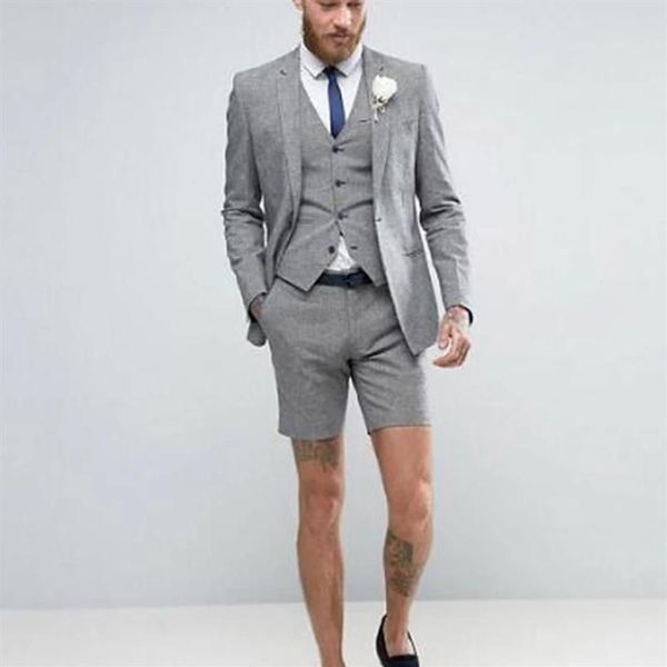 Ternos masculinos blazers verão meninos com calça curta casamentos crianças terno criança baile de casamento para 2 pçs jaqueta calças gravata 327d