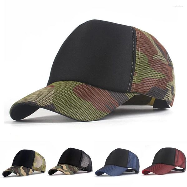 Berretti da baseball 2023 Drop Berretto da baseball per donna Uomo Mesh Snapback Hat Bone regolabile Camouflage Gorras unisex