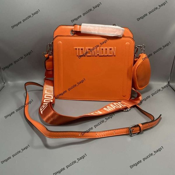 Kadınlar lüks omuz çantası tasarımcısı Madden Tote Çanta Şık Pu Deri Çanta Mini Cüzdanlı Stevemadde Mektup Geniş Kayış Crossbody Bag