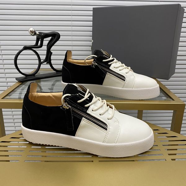 Designer-Freizeitschuhe aus echtem Leder für Herren, Größe 34–48, luxuriöse, hochwertige Leder-Loafer-Damen-Trend-Turnschuhe, Unisex, Gz-Paar, Strass-Tennisschuhe MD0045