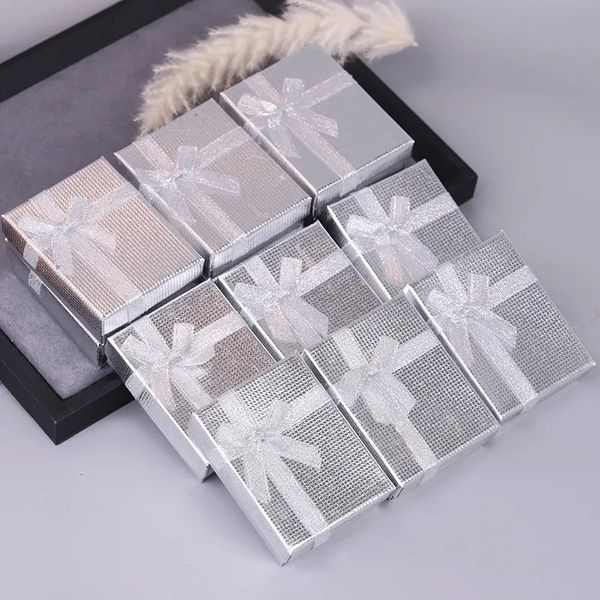 Schmuckschatullen im Großhandel, 12 Stück, Box, individuelle Verpackung, glänzender rosa Karton, Schmuck, Ohrringe, Ring, Halskette, Geschenk, Hochzeit 231019