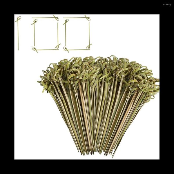 200 Stück Bambus-Cocktailspieße, Dekoration, 11,9 cm, Obst-Kabob-Spieße, Gabeln