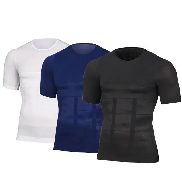 Cintura Barriga Shaper Mens Emagrecimento Shaper Postura Colete Masculino Barriga Abdômen Para Corretor Compressão Body Building Fat Burn Peito Barriga Camisa Espartilho 231019