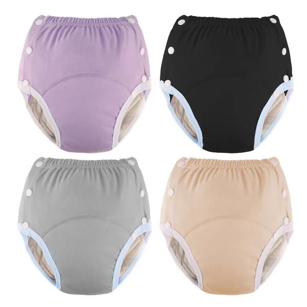 Fraldas para adultos Fraldas mais grossas Idosos Incontinência Calcinha Roupa Interior Lavável Adulto Pano Fralda À Prova de Vazamento Respirável Reutilizável Unisex 231020