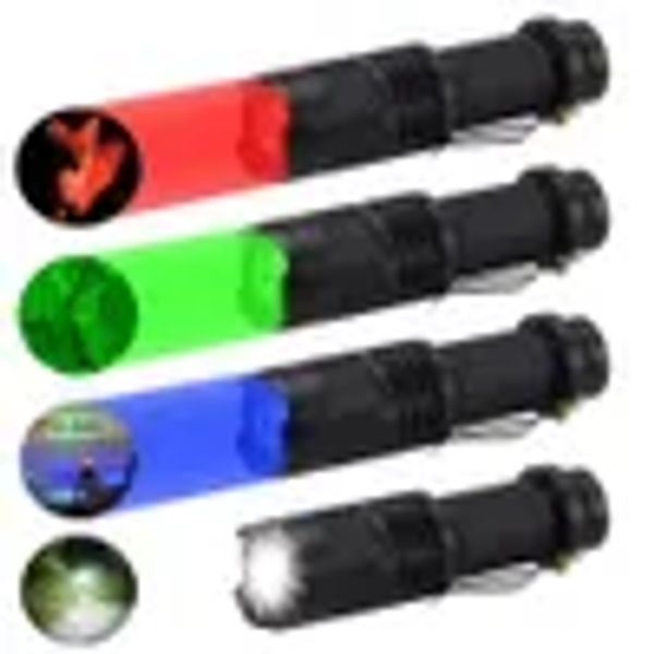 Iluminação de lanterna de lanterna por atacado Luz LED 3 Modos Zoomable Tocatical Torch Lamp for Fishing Hunting ZZ