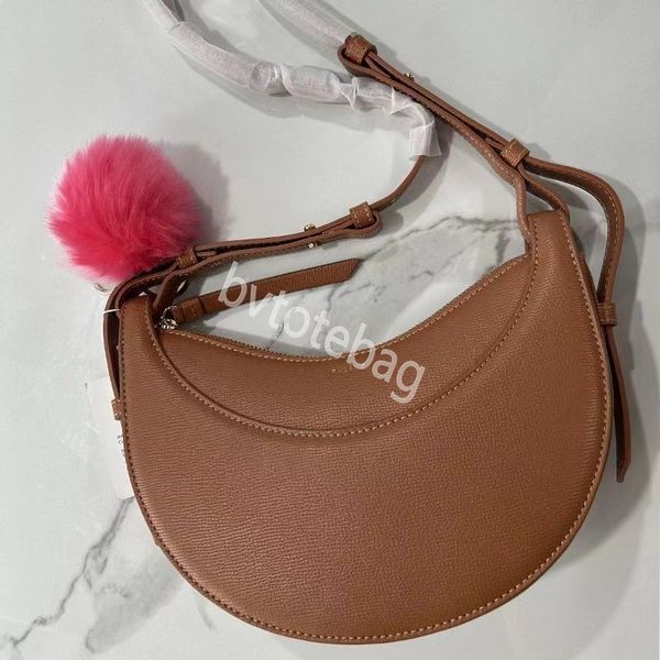 Saco de sela de luxo das mulheres sacos de ombro francês crescente saco carteira paris sacos designer bolsa tote polenesbag couro crossbody