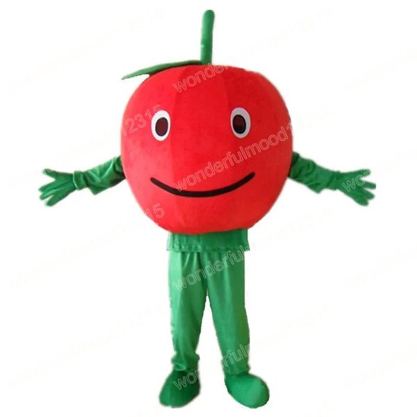 Performance Apple-Maskottchen-Kostüme, hochwertige Karnevals-Hallowen-Geschenke, Unisex-Erwachsene, ausgefallene Spiele-Outfit, Urlaub, Außenwerbung, Outfit-Anzug