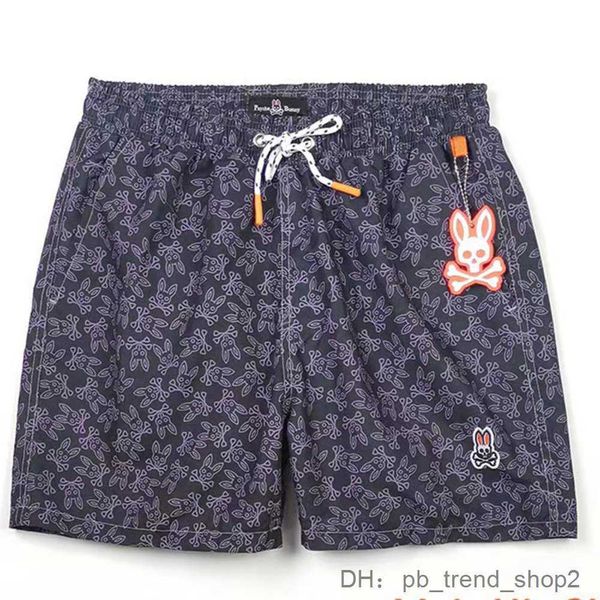 Herrenhose Herrenmode Strandschädel Kaninchen Psycho Bunny Surfshorts Schnell trocknend im europäischen und amerikanischen Stil A8UU