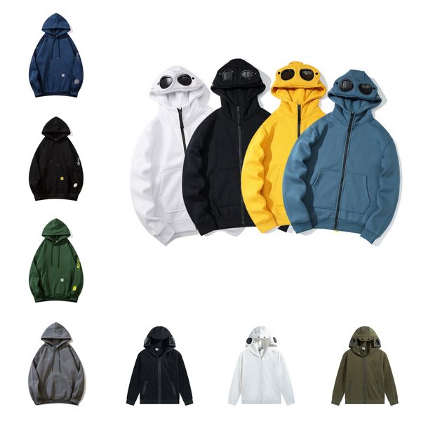 Designer Casual Herren Hoodies Paare Circular Lens Kapuzenpullover aus raffinierter Baumwolle Fleece Hoodie Brillen Pullover Hoodie Übergroße Pullover Street Circular Lens Hoodies