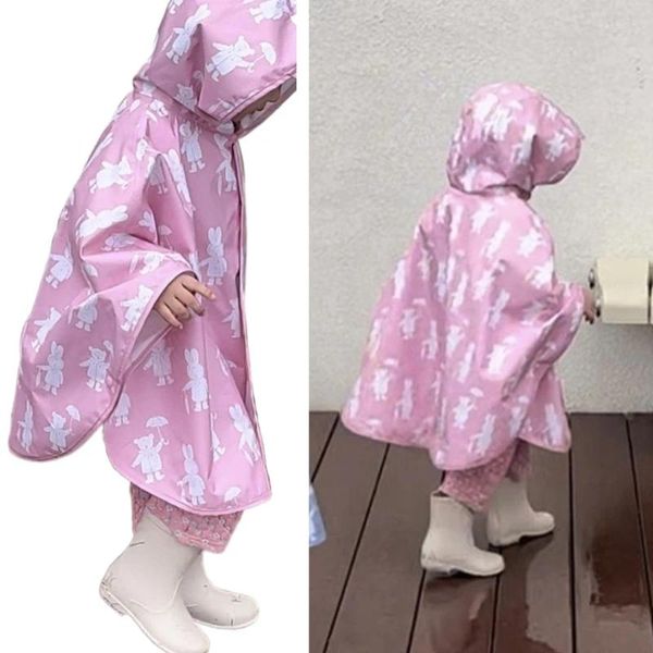 Cappotto per bambini con cappuccio impermeabile impermeabile leggero per ragazzi e ragazze