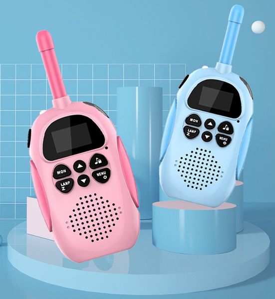 Çocuklar İçin Yaratıcı Hediye Süslü Çocuk Oyuncakları İki Yönlü Walkie Talkies 2pcs Set Mini Handheld Interphe