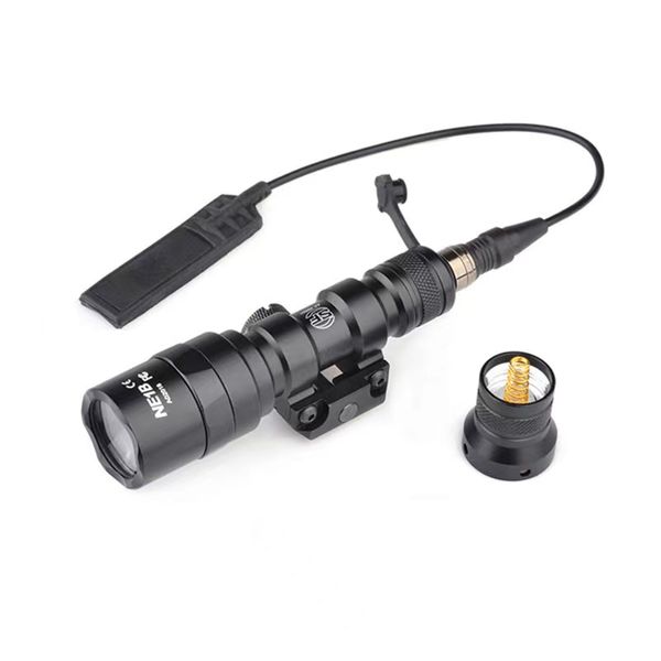 Taktisches Zubehör jingming m4 m16 hk416 ar15 Taschenlampe M300AA Mini Rat Tail Wire-Controlled Concentrator Lens Taschenlampe mit Führungsschiene Tragbare Taschenlampe