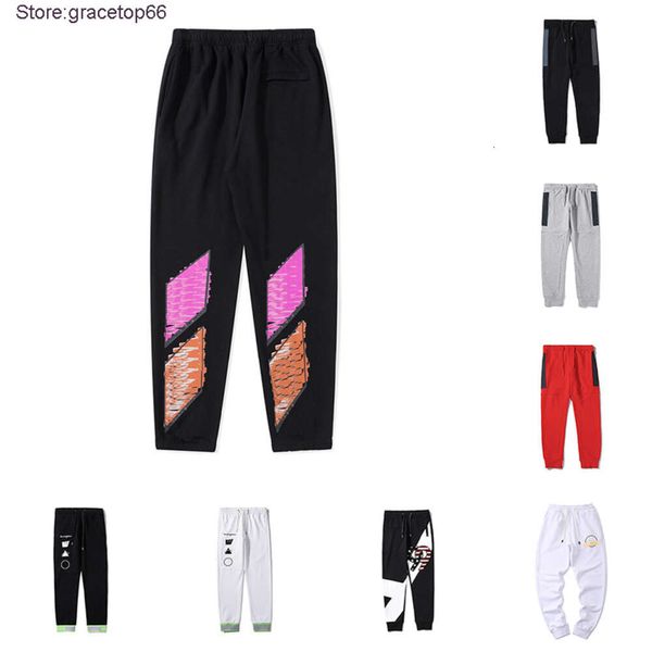 Calças masculinas 30% de desconto designers marca esportes calça de alta qualidade moda lado listra sweatpants corredores casuais streetwear calças roupas