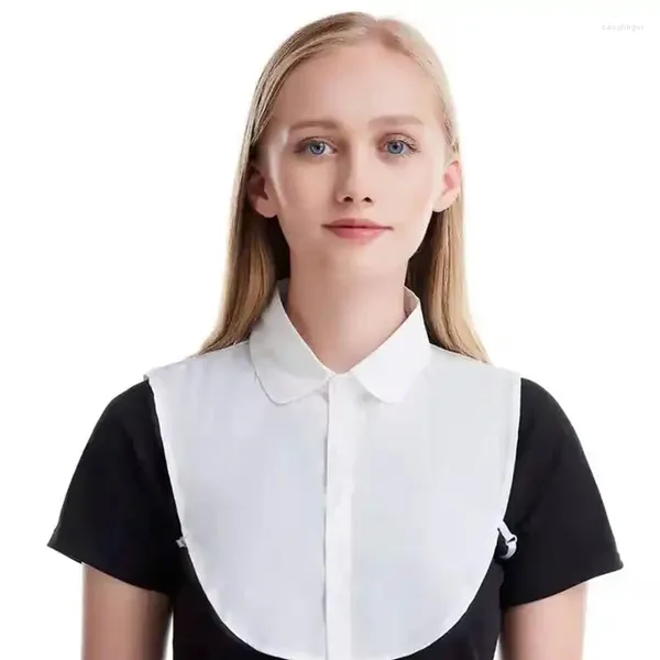 Laços moda branco preto laço falso colar blusa vintage destacável camisa falsa lapela superior roupas femininas acessórios