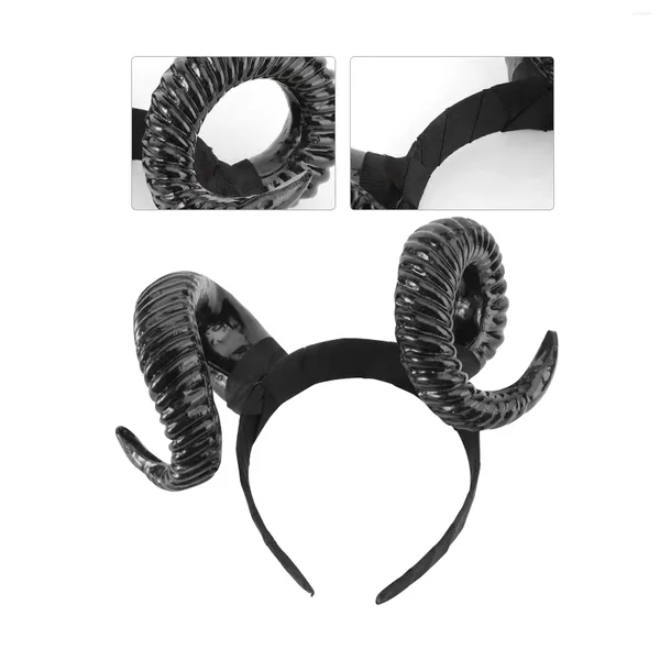 Bandane Cerchietti per capelli in corno di bue Antlers esagerano la fascia per capelli per forniture per feste in costume