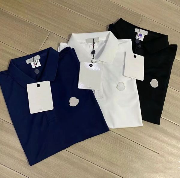 Polo gömlek erkek tişört tasarımcısı polo lüks marka gömlek kadınlar en iyi moda kısa kollu saf pamuklu mektup baskı tasarımları toptan fiyat