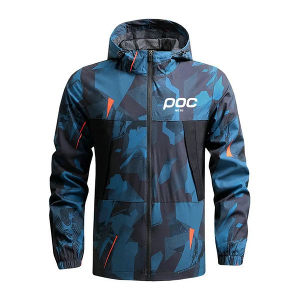 Jaquetas de ciclismo MOTO POC Jaqueta de ciclismo Homem à prova de vento à prova d'água MTB Mountain Bike Wind Jackets Bike Windbreaker Coupe Vent Cyclisme Homme 231019