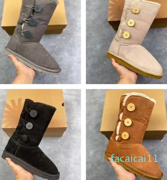 Designer-Winterstiefel, Designer-Schneestiefel für Damen, wasserdichtes Obermaterial aus Wildleder, Einlegesohle aus Schaffellfell für Fleckenbeständigkeit und Wärmeschutz