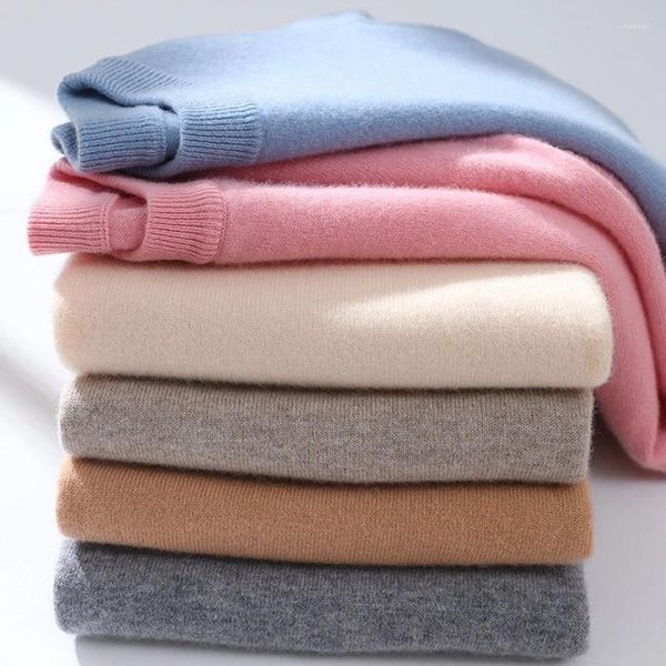 T-shirt da uomo T-shirt a maniche corte lavorata a maglia in cashmere T-shirt a maniche corte pullover sottile O-Collo Maglione a mezza lana grande T-shirt allentate tinta unita