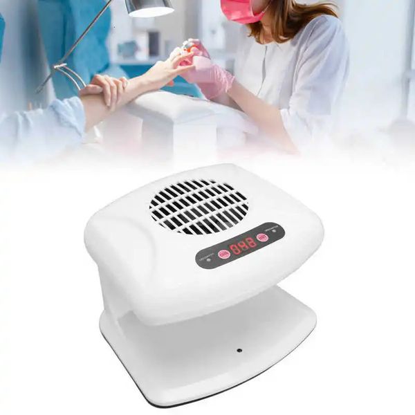 Secadores de unhas Lâmpada para unhas Secador de ar de unha de mão única Quente Vento frio Sensor automático Ventilador de unhas Secador de sopro para salão de beleza Lâmpadas de unhas brancas 231020