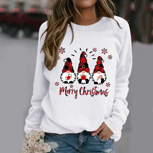 Herren-Kapuzenpullover, Sweatshirts, Damen-Weihnachts-Kapuzenpullover, Winter-Rundhals-Shirt-Bluse, hässliches, leichtes bedrucktes Langarm-Sweatshirt, solides Weihnachts-Oberteil, Pullover L2310