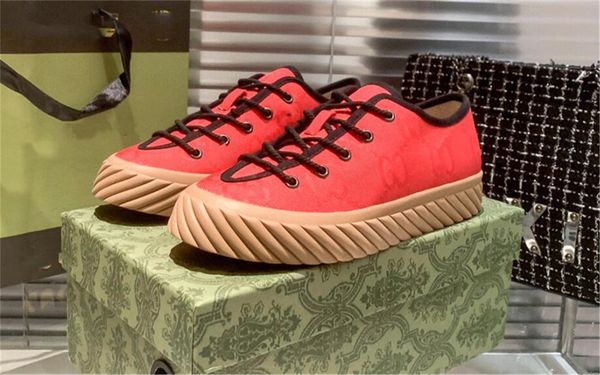 moda nuove scarpe da tennis scarpe sportive alte scarpe di tela scarpe Luxurys scarpe da cowboy da donna asso suola in gomma ricamo scarpe casual retrò scarpe sportive da donna