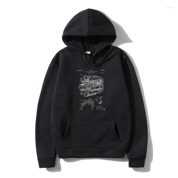 Erkek Hoodies Havacılık Mühendisi Makine Mühendisliği için Dış Giyim Pilo HIM JE Engine P183