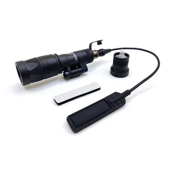 Taktisches Zubehör Jingming M4 M16 HK416 AR15 Taschenlampe M340V Outdoor helle Taschenlampe helle Blitzlampe 20 mm seitliche Flip-Rail-Halterung Tragbare Taschenlampe