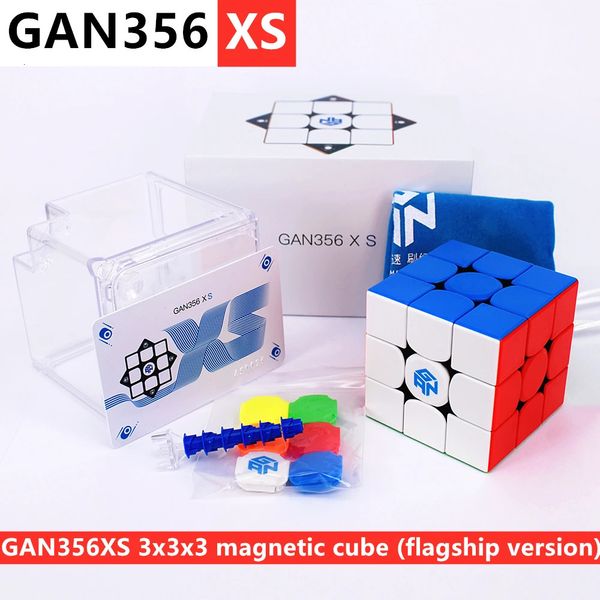 Cubos mágicos gan 356xs 3x3 cubo mágico magnético velocidade profissional gan quebra-cabeça brinquedos gan 356 xs cubo mágico presentes das crianças gan356x s 231019