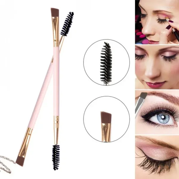 Make-up-Pinsel, 2-in-1-Augenbrauenpinsel, Wimpernzange, Make-up, Doppelkopf-Verlängerungswerkzeuge, professionell