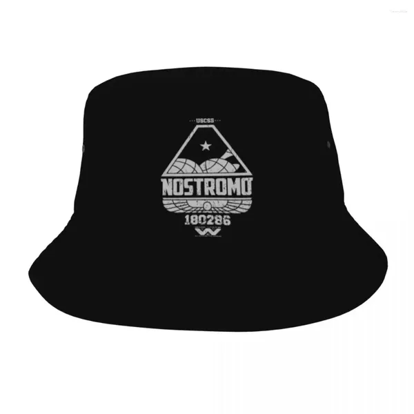 Beralar Nostromo Kova Şapkaları Unisex Beach Weyland Yutani Corp için Disket Stil UV Koruma Açık Balıkçılık Kapakları Panamka