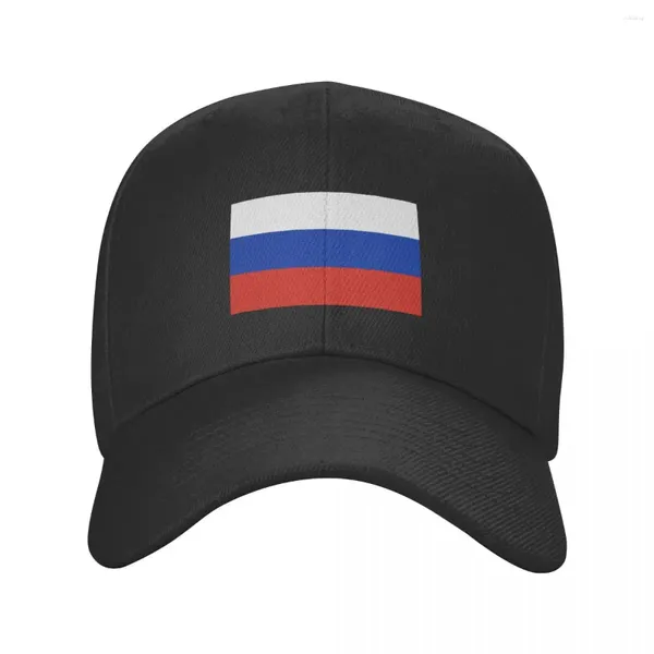 Bonés de bola moda bandeira da Rússia boné de beisebol para homens mulheres ajustável chapéu de caminhoneiro proteção solar