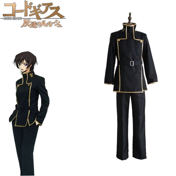 Косплей LCSP CODE GEASS Lamperouge Косплей Janpanese Аниме Костюмы Lelouch V Britannia Ashford Униформа Хэллоуин Костюмкосплей