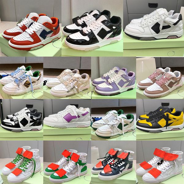 Designer de escritório tênis casuais sapatos baixos tops vintage couro homens mulheres formadores plataforma seta tênis sapato tela impressa retro tênis masculino sapatos femininos