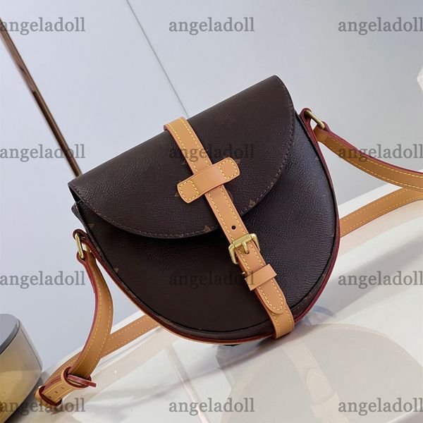 10A Specchio di qualità Designer Mini piccola grande borsa a tracolla Messenger Borse da donna in tela rivestita marrone Borse di lusso Borsa a tracolla con tracolla in pelle Borsa a tracolla