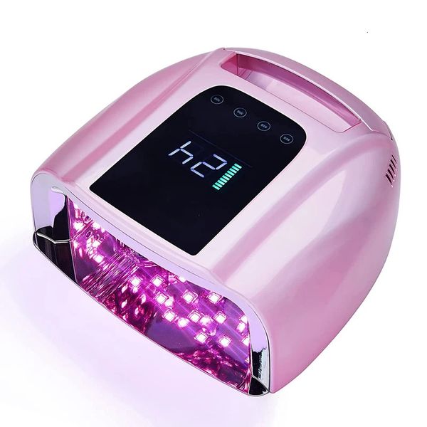 Nageltrockner, wiederaufladbare Lampe mit Spiegelboden, Maniküre-Maschine, Gel-Nagellack-Trockner, kabelloses UV-Licht für Nägel, kabellose LED 231020