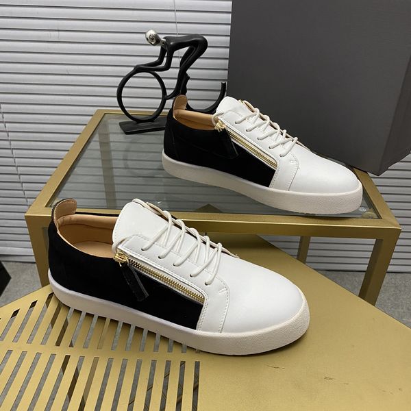 Designer-Freizeitschuhe aus echtem Leder für Herren, Größe 34–48, luxuriöse, hochwertige Leder-Loafer-Damen-Trend-Turnschuhe, Unisex, Gz-Paar, Strass-Tennisschuhe MD0041