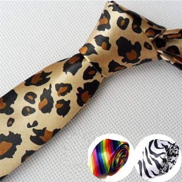 Галстуки-бабочки, модный галстук для мужчин, узкие галстуки 5 см, корейский желтый, с леопардовым принтом, в небольшую клетку, в английском стиле, белый, красный
