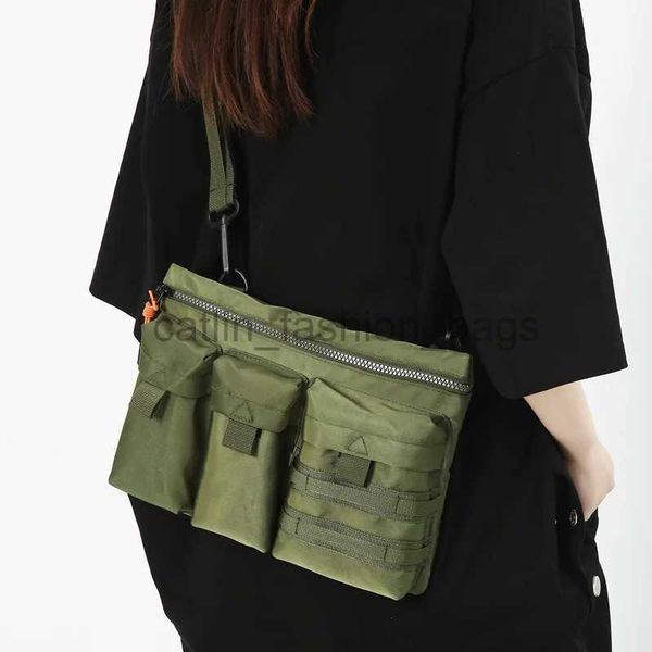 Cross Body Unisex Nylon Taktische Messenger Bags Casual Bullet Bag Tasche Funktion Taktik Umhängetaschecatlin_fashion_bags