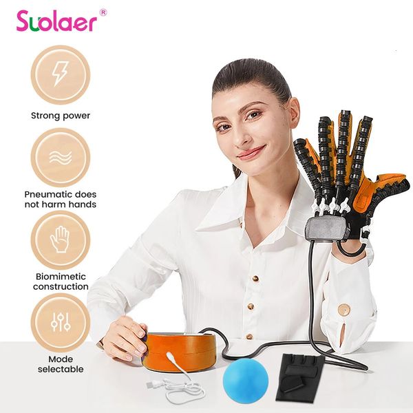 Другие предметы для массажа Реабилитационные перчатки робота Ручное устройство Перчатки для тренировки пальцев Инсульт Гемиплегия Функция восстановления 231020