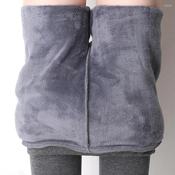 Shorts ativos calças de cintura elástica mulheres culottes térmicas coxa leggings feminino ajuste fino saia plissada calças com alta elasticidade