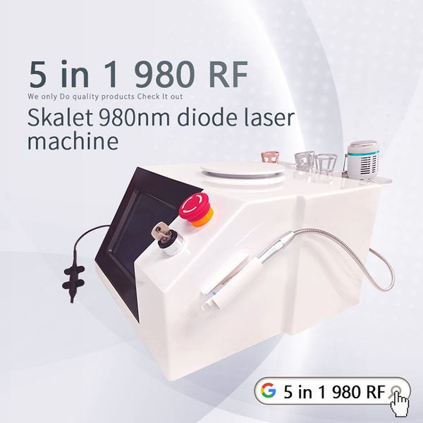 Máquina de tratamento vascular com laser de diodo de alta qualidade, remoção de veias de aranha, tratamento a laser, fisioterapia de alto efeito, equipamento de laser de diodo 980nm