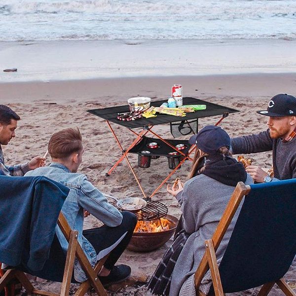 Móveis de acampamento c venda mesa dobrável portátil ao ar livre acampamento casa churrasco piquenique ultra leve liga alumínio caminhadas pesca