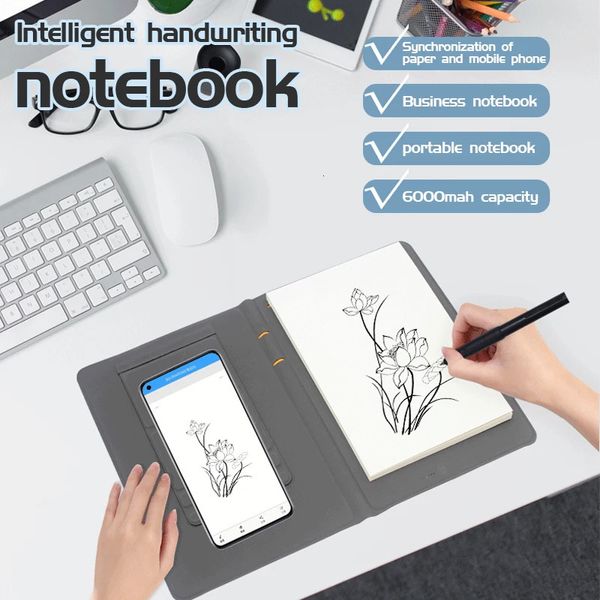 Blocco note multifunzione 3 in 1 penna digitale penna multifunzione set da scrittura include penna per notebook riutilizzabile per scrivere appunti registrazione 231020