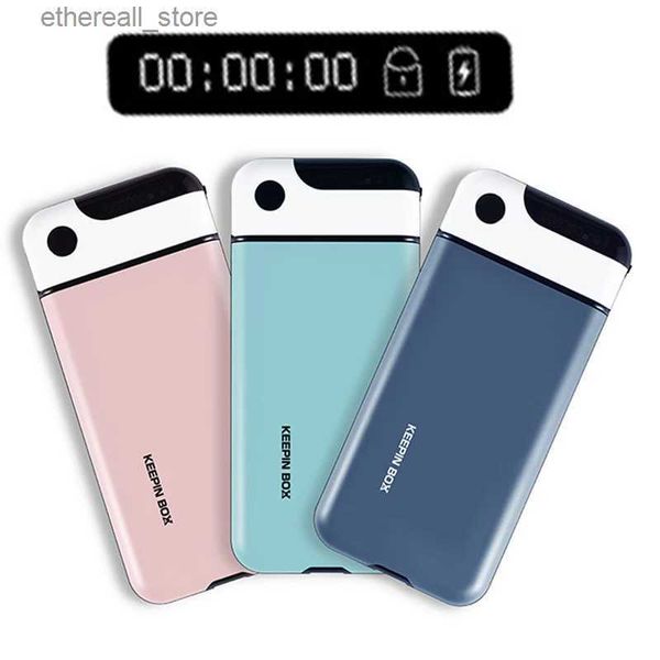 Casos de telefone celular Smart Phone Timer Lock Box Alunos Autodisciplina Lockbox Timing Lock Phone Case Caixa de telefone autodisciplina melhorar a eficiência Q231021