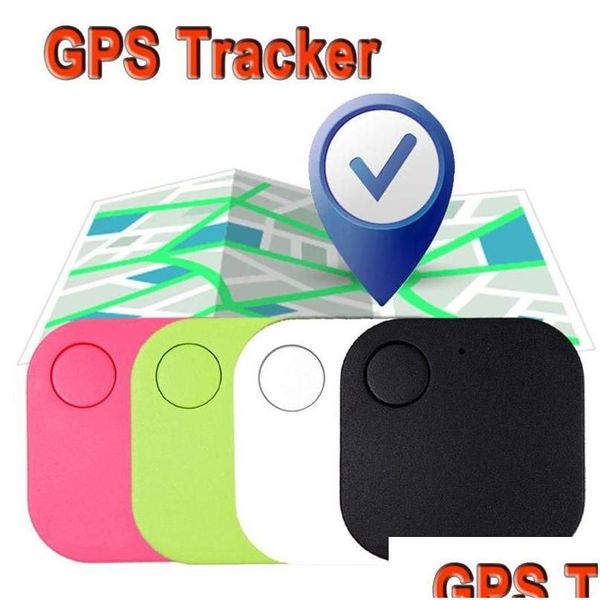 Araba GPS Aksesuarları Anti-Lost Etiket Anahtar Bulucu Bluetooth Cep Telefonu Cüzdan Çantaları Pet Tracker Mini Bulunucu Uzaktan Deklanşör Uygulaması Kontrolü DHL3P