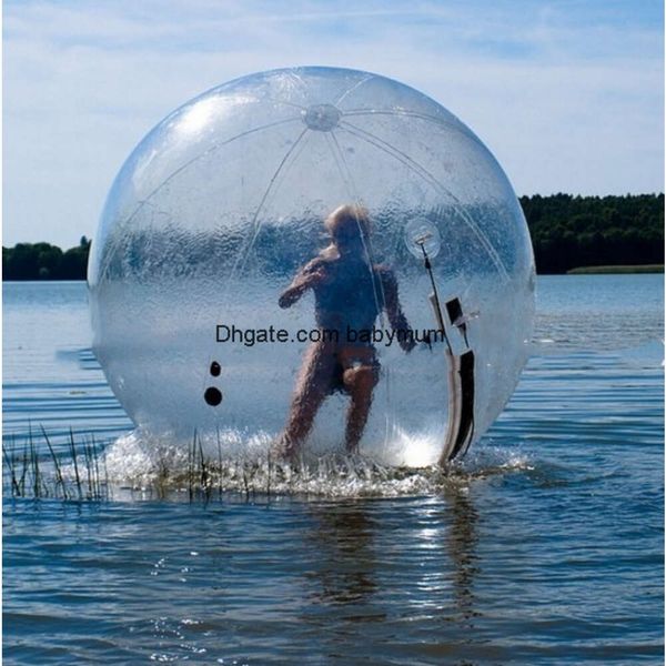 Durchmesser 2 m, aufblasbarer lustiger menschlicher Hamster-Ball, Wasserlauf-Zorb-Ball für Kinder und Erwachsene